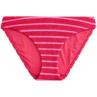Next Bas de bikini rose / blanc