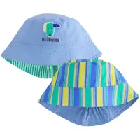Next Chapeau turquoise / bleu-gris / jaune