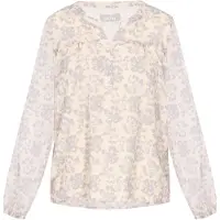 Usha Chemisier 'Casual' lavande / blanc cassé