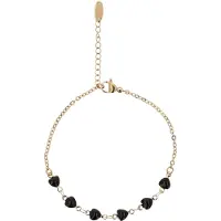 MyMo ROCKS Bracelet or / noir