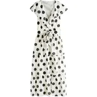 Next Robe de cocktail écru / noir