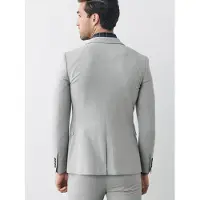 Next Veste de costume gris clair