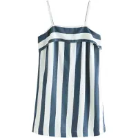 Next Robe d’été bleu marine / blanc