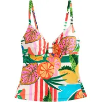 Next Haut de tankini aqua / vert / orange / rose