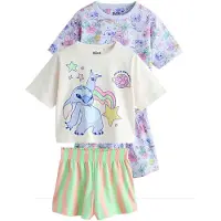Next Pyjama 'Disney Lilo Und Stitch' crème / violet / lilas / abricot