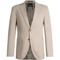 JOOP! Veste de costume 'Dallas' beige clair / blanc