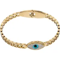IZIA Bracelet turquoise / or