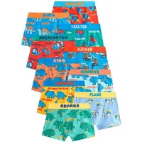 Next Sous-vêtements bleu / bleu clair / jaune foncé / sapin / orange clair / rouge