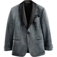 Next Veste de costume gris foncé / noir