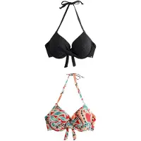 Next Hauts de bikini bleu cyan / cappuccino / rouge / noir