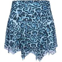 Faina Jupe 'Festive' bleu ciel / noir