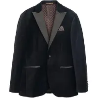 Next Veste de costume gris foncé / noir