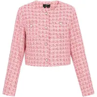 Faina Blazer 'Festive' rose / rouge sang / blanc