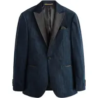 Next Veste de costume bleu / bleu marine / noir