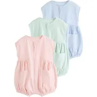 Next Barboteuse / body bleu / menthe / rose
