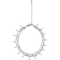 IZIA Bracelet argent / blanc perle