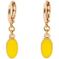 IZIA Boucles d'oreilles jaune