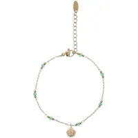 Usha Bracelet turquoise / or