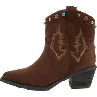 Lipsy Bottes de cowboy azur / chocolat / noisette / or