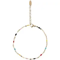 IZIA Bracelet or / mélange de couleurs