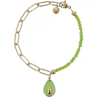 IZIA Bracelet or / vert clair