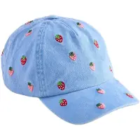 Next Chapeau bleu clair / vert / rose ancienne / rouge rubis