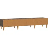 vidaXL Meuble TV en chêne fumé 147 x 34,5 x 30 cm, aggloméré