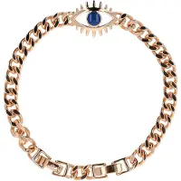 IZIA Bracelet bleu / or rose