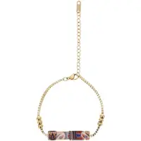 IZIA Bracelet or / mélange de couleurs