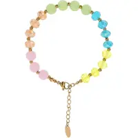 IZIA Bracelet or / mélange de couleurs