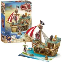 Cubic Puzzle 3D de Pirate Treasure Ship 157 pc(s) Ships (157 pièces)