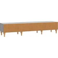 vidaXL Meuble TV Sonoma gris 147 x 34,5 x 30 cm en aggloméré