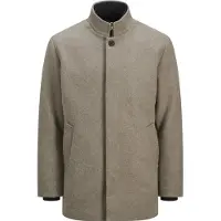 Jack & Jones Veste mi-saison 'JJEHarrison' greige / noir