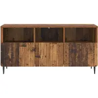 vidaXL Meuble TV en bois recyclé 102 x 34,5 x 50 cm, aggloméré
