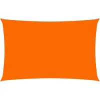 vidaXL Voile de parasol tissu oxford rectangulaire 3x6 m orange