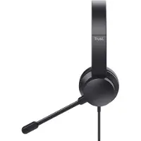 Trust Ayda Headset Bandeau filaire Appels/Musique Noir