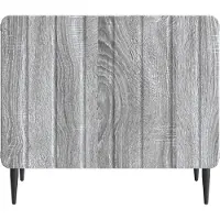 vidaXL Table basse Sonoma grise 49 x 50 x 42 cm en aggloméré