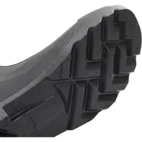 vidaXL Bottes en caoutchouc avec doublure amovible noir taille 44 PVC