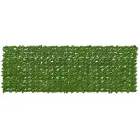 vidaXL Brise-vue pour balcon avec motifs de feuilles vertes et jaunes 300 x 100 cm