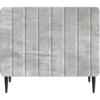 vidaXL Table basse gris béton 49 x 50 x 42 cm en aggloméré
