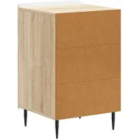 vidaXL Cabinet de chevet avec tiroir Chêne Sonoma 43 x 41 x 68 cm