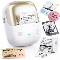 Niimbot B2 Pro - Imprimante D'étiquettes Impression Thermique Or