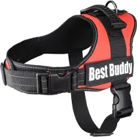 Flamingo Best Buddy Pluto Dog Harness Rouge 80-100 cm x 50 mm