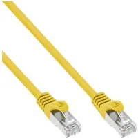 InLine 72502Y Câble patch, SF/UTP, Cat.5e, jaune, 2m