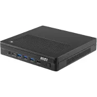 MSI Pro DP10 A14MG-003EU PC/poste de travail Intel Core i3 i3-14100 8 Go DDR5-SDRAM 512 Go SSD Windows 11 Home Mini PC Noir