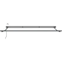 vidaXL Store électrique rétractable, anthracite, 5 x 3,5 m