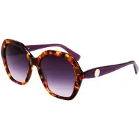 Longchamp Lo759s N Woman Sunglasses Violet Dark Purple 2/CAT3 Femme