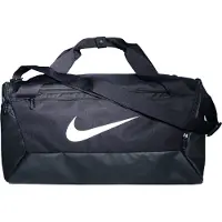 Nike Sac de sport 'Brasilia 9.5' noir / blanc naturel