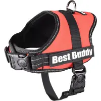 Flamingo Best Buddy Pluto Dog Harness Rouge 40-55 cm x 25 mm