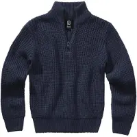 Brandit Pull-over bleu marine